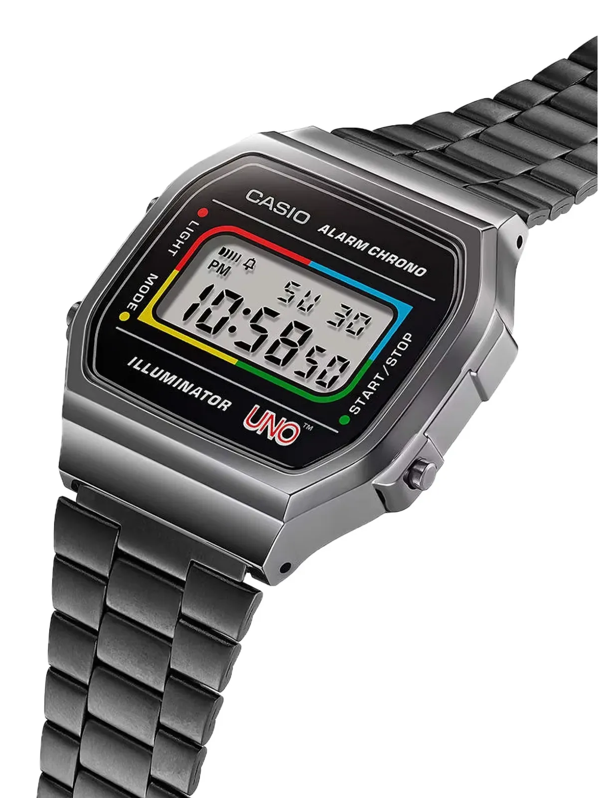 Casio Heritage A168 UNO Black - 画像2