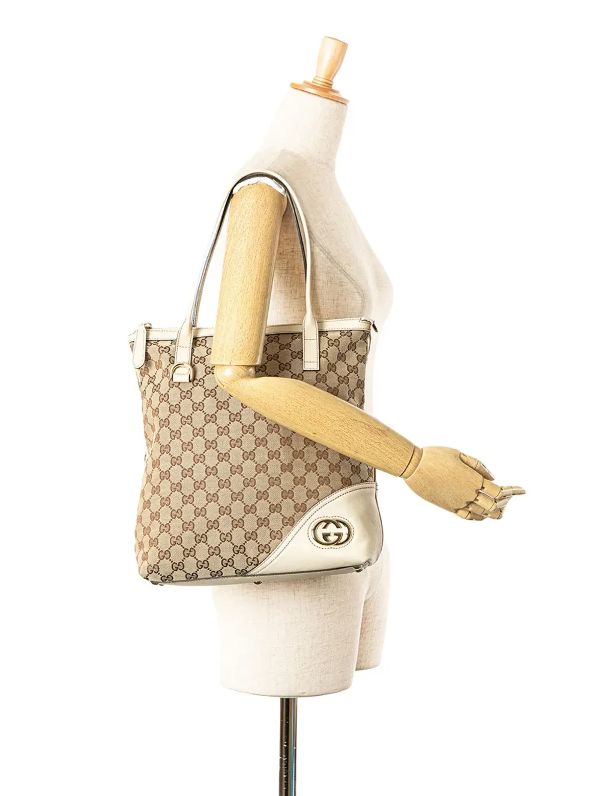 Gucci Pre-Owned GG Canvas Britt トートバッグ - 画像2