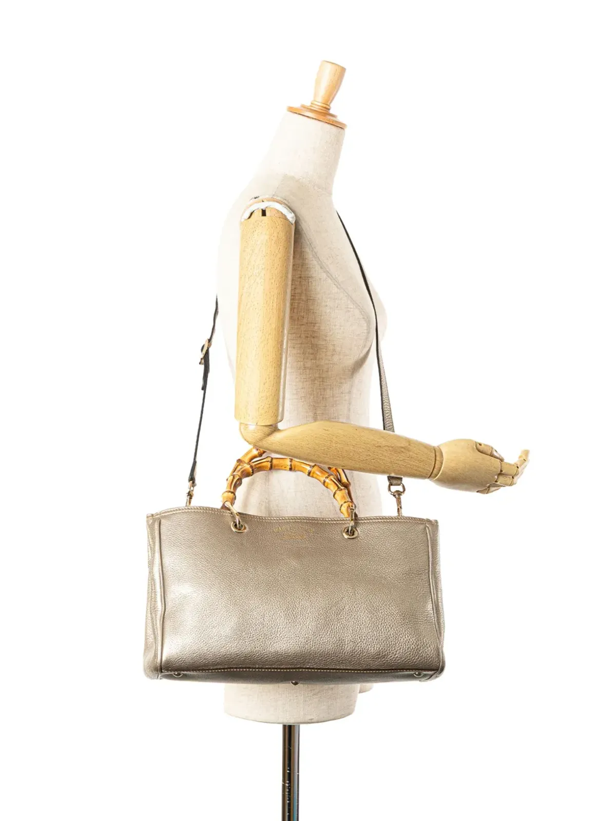 Gucci Pre-Owned ショッパー・サッチェル - ゴールド - 画像2