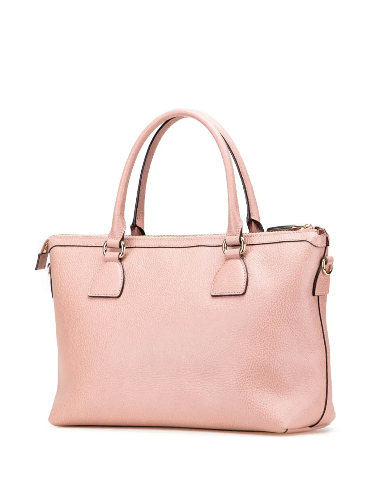 Gucci Pre-Owned GGチャーム サッチェル ピンク - 画像3