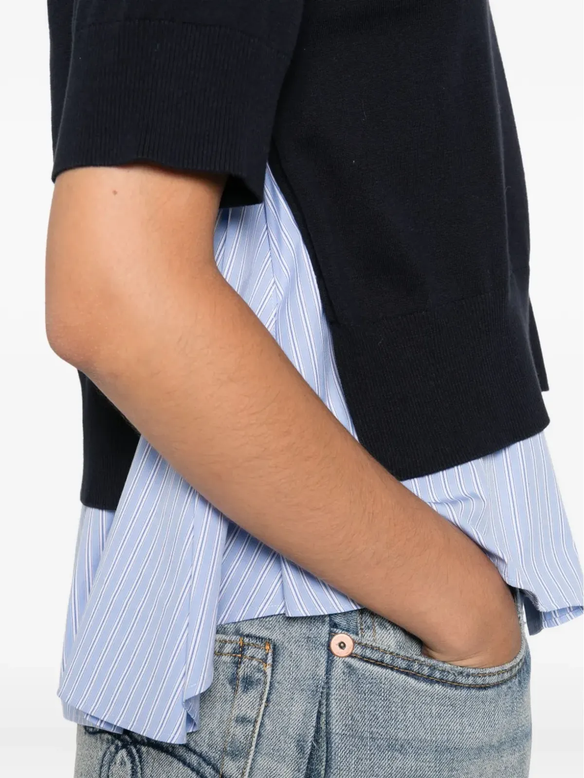 sacai 半袖レイヤードTシャツ - 画像5