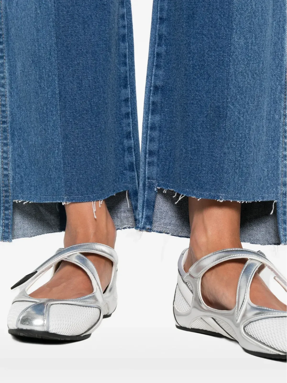 E.L.V DENIM Audrey アシンメトリーヘムジーンズ - 画像5