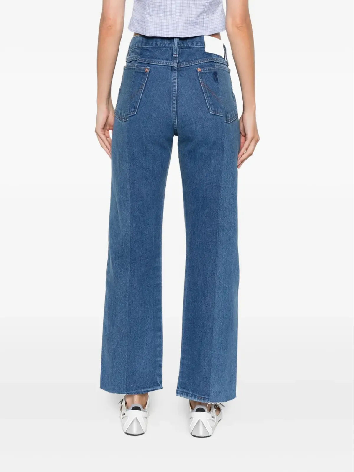 E.L.V DENIM Audrey アシンメトリーヘムジーンズ - 画像4