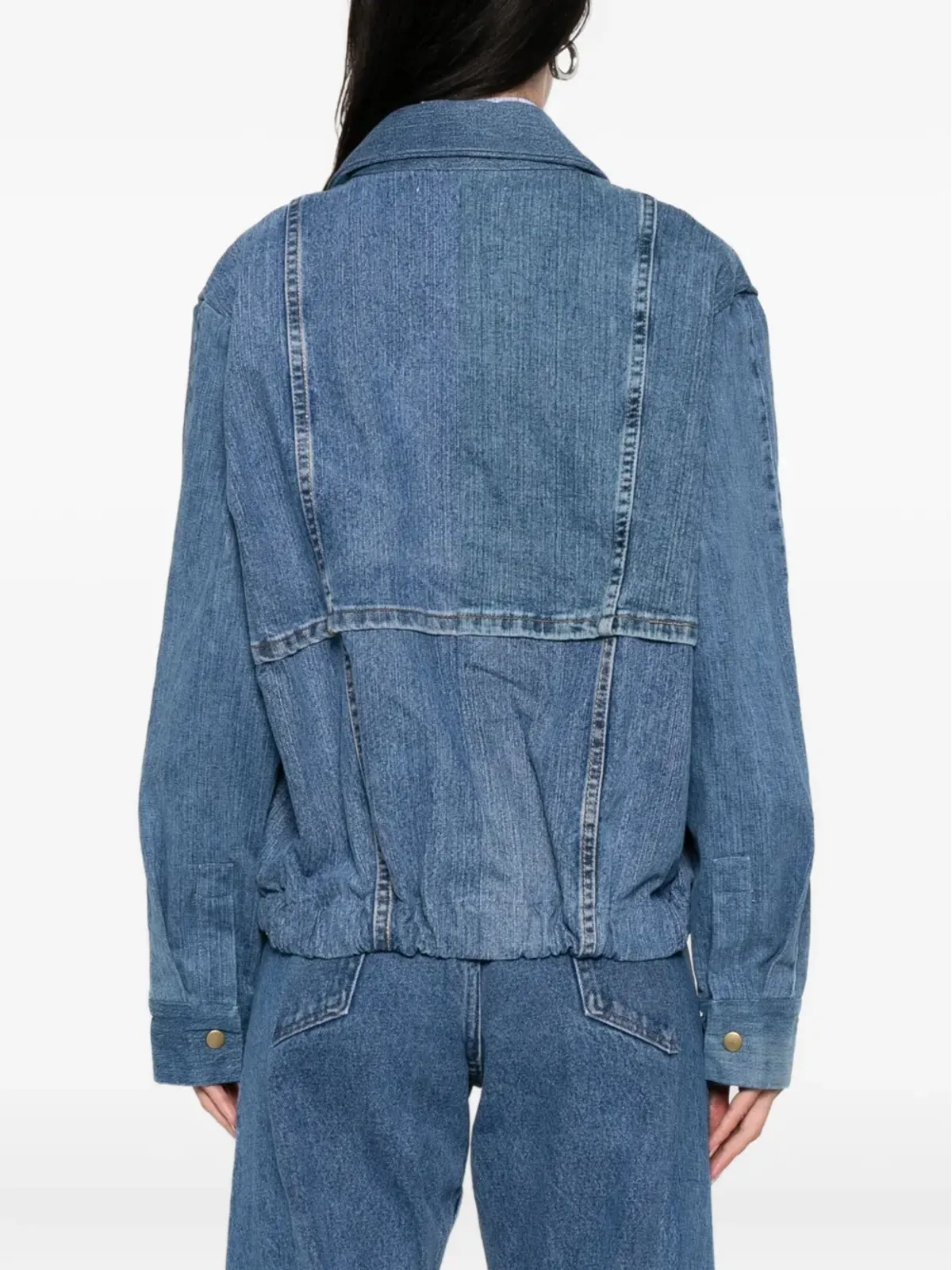 E.L.V DENIM Kara パネルデザインのデニムジャケット - 画像4