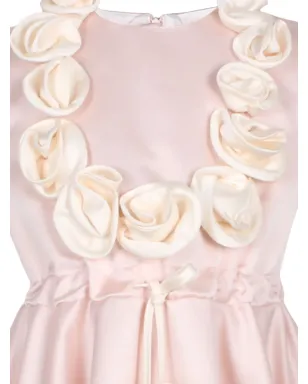 JESSIE AND JAMES KIDS rose-embellished skater mini dress - Pink - サムネイル3