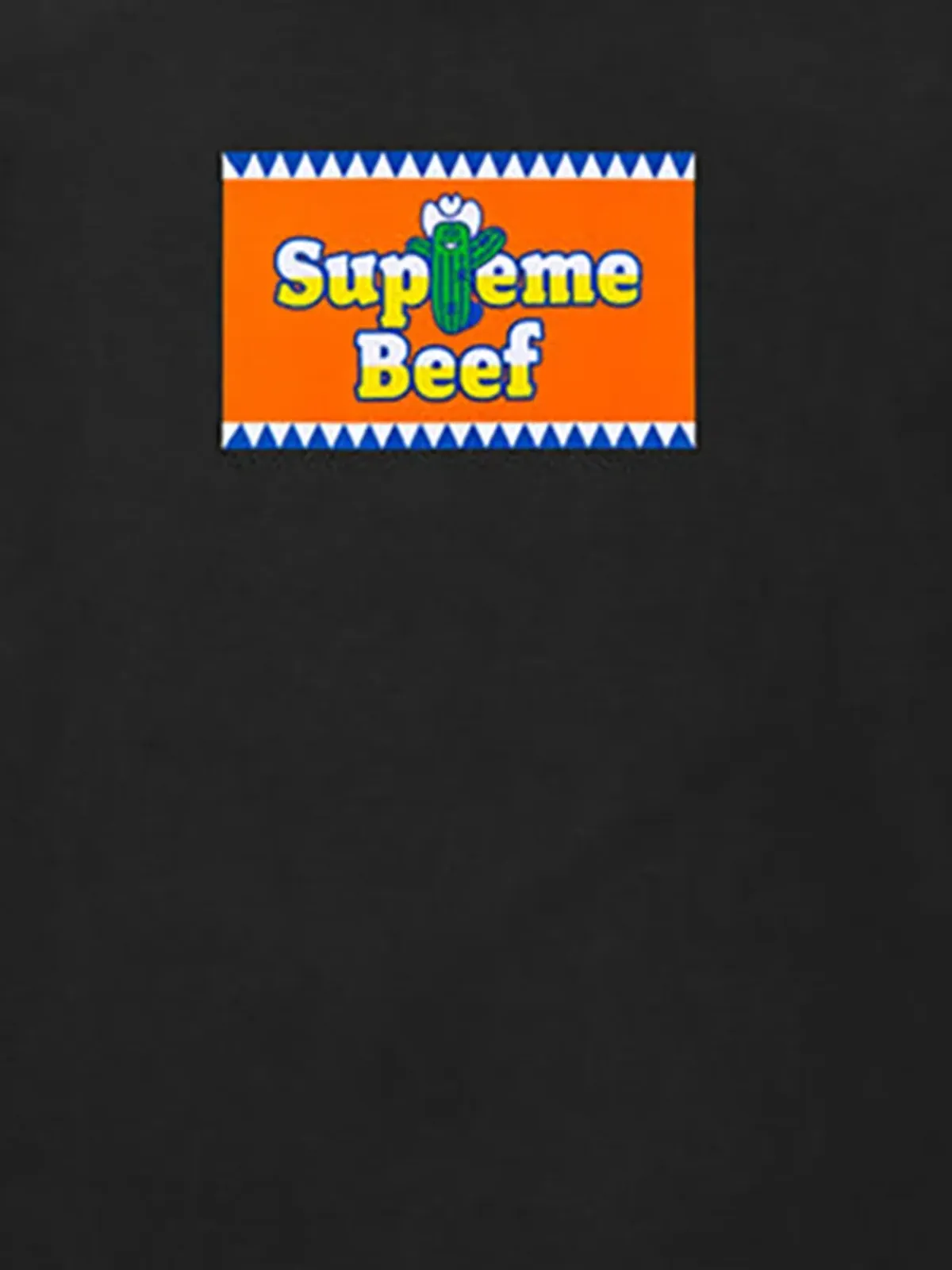Supreme ビーフ ブラック Tシャツ - 画像2