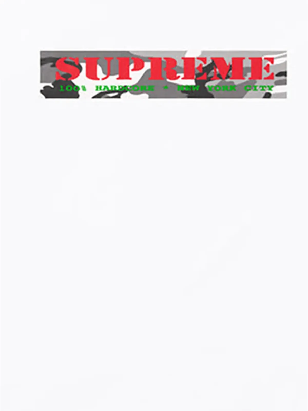 Supreme ハードコアTシャツ SS 25 ホワイト - 画像2