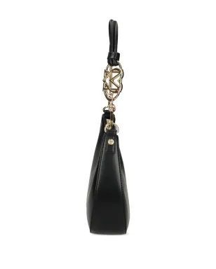 Love Moschino チェーン装飾の三日月型ショルダーバッグ - ブラック - サムネイル4