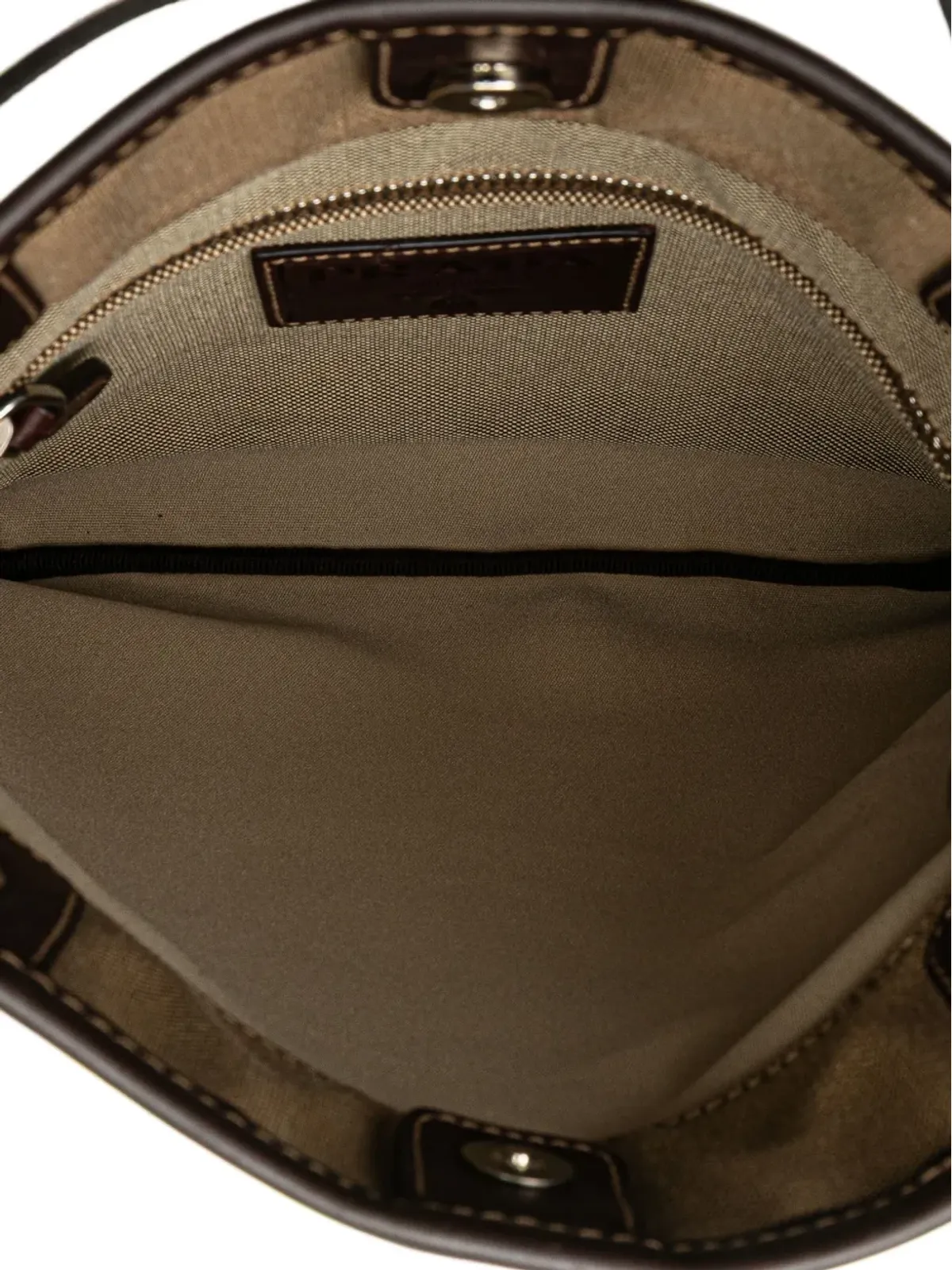 Prada Pre-Owned キャンバス カンパ ロゴ クロスボディバッグ - 画像5