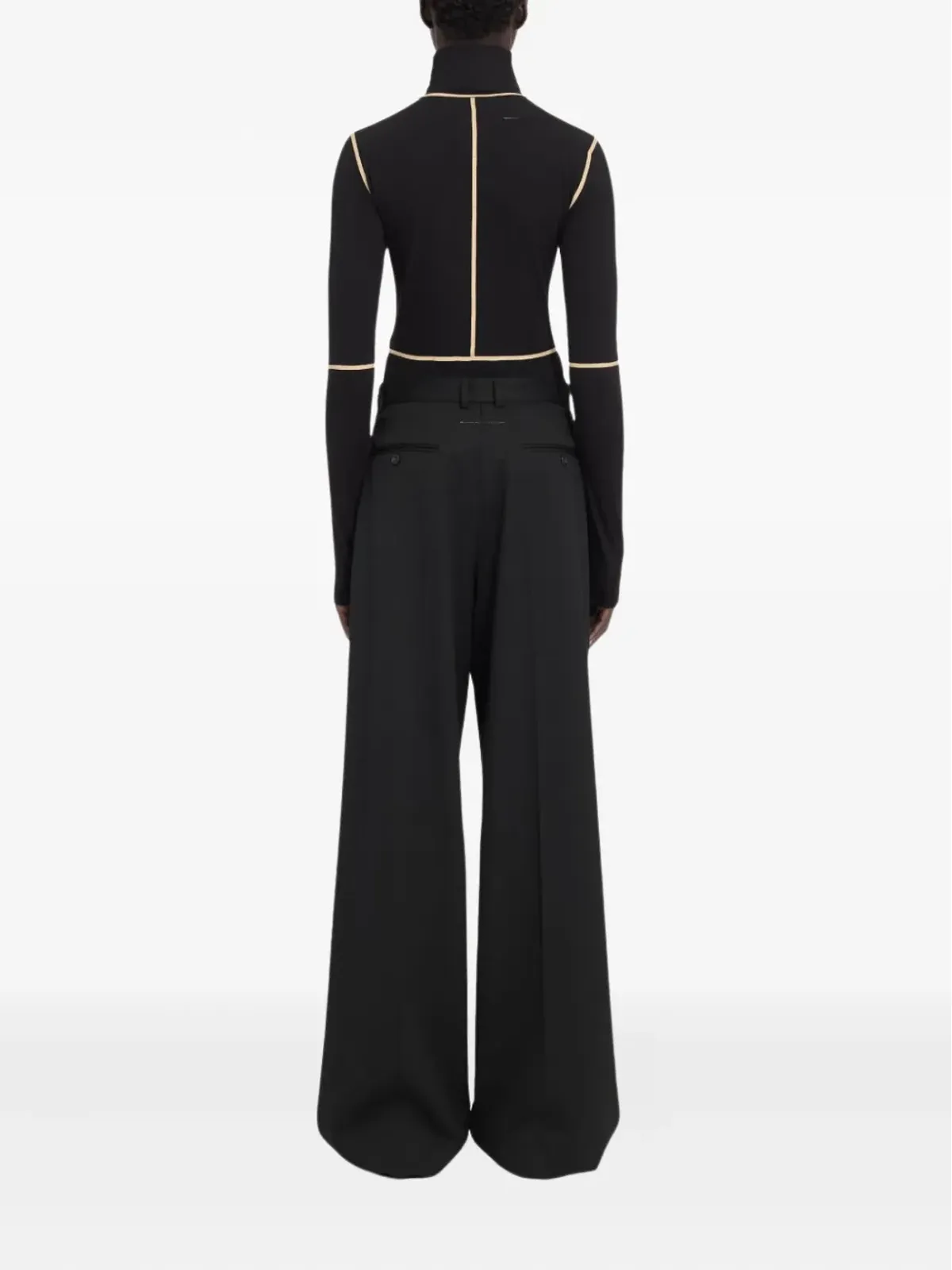 MM6 Maison Margiela ハイネック・パネルド・ボディスーツ - 画像2