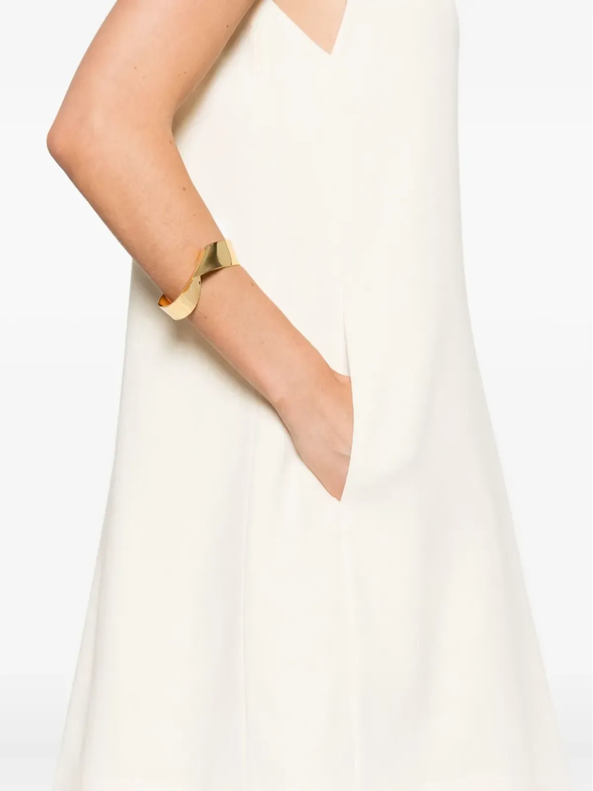 Carven ノースリーブ ラウンドネック ドレス - 画像5
