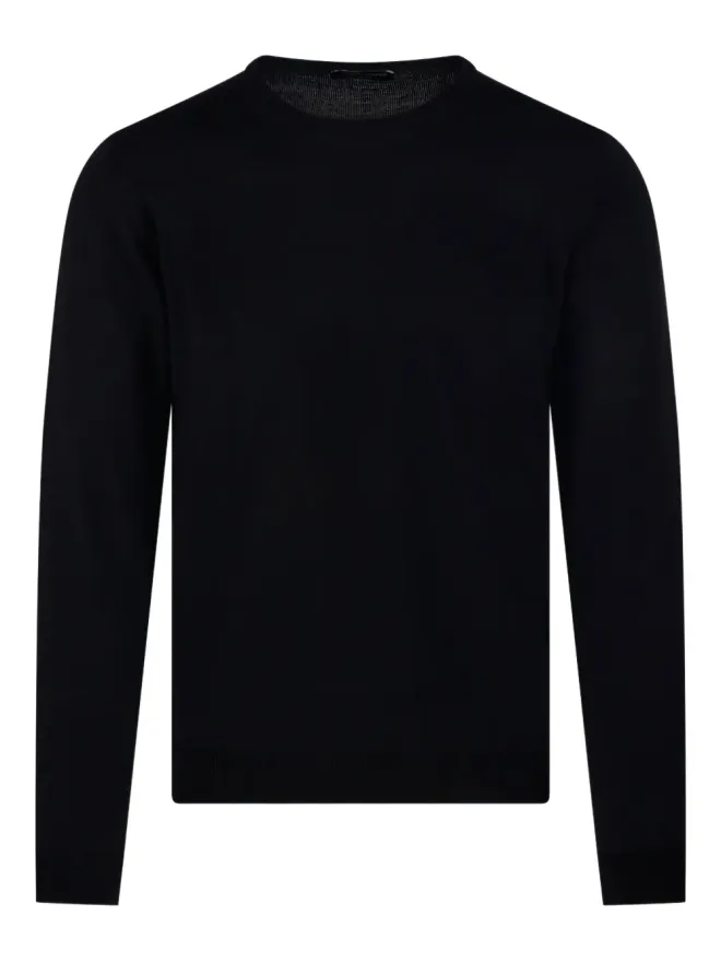 Roberto Collina Roberto Collina クルーネック長袖セーター - ブラックの商品画像