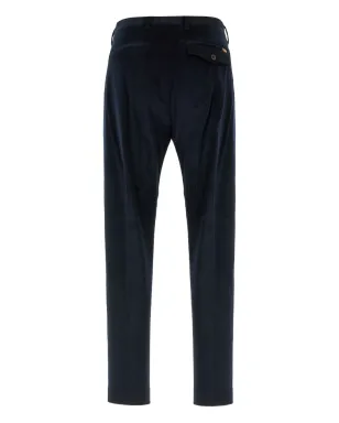 Paul Smith プリーツコーデュロイパンツ - ブラック - サムネイル2