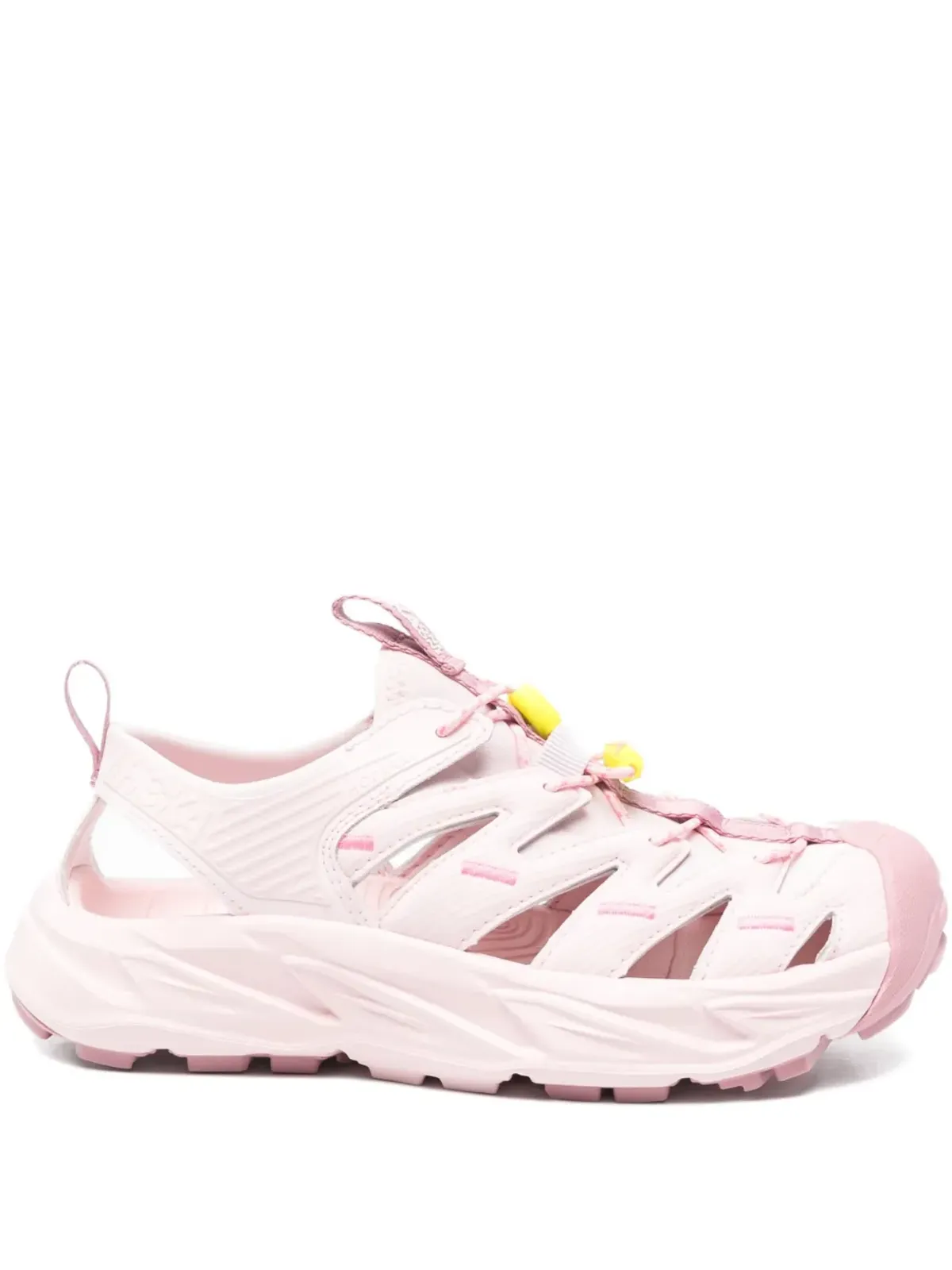 HOKA Hopara レースアップ テクスチャードサンダル ローズピンク - 画像1