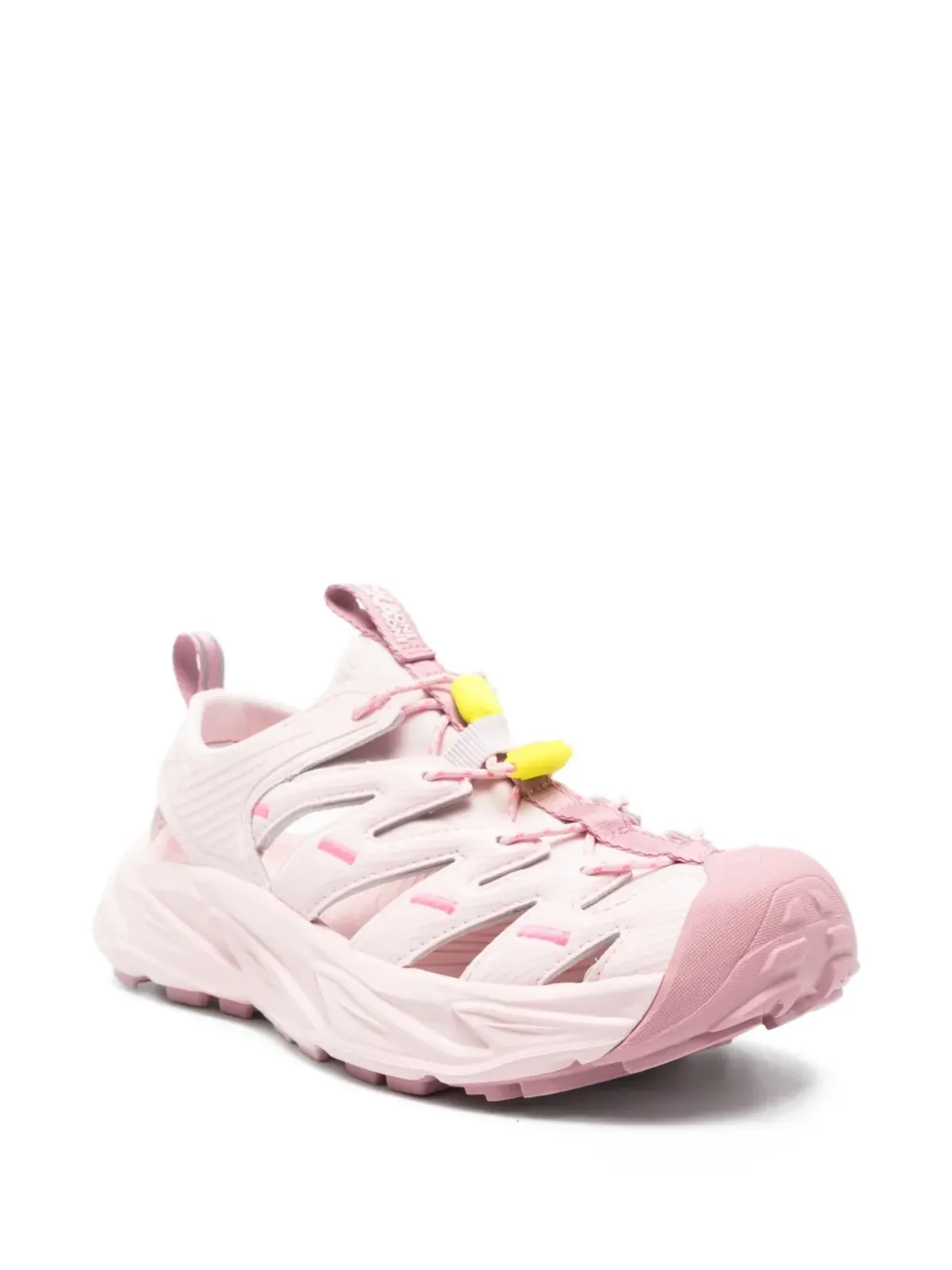 HOKA Hopara レースアップ テクスチャードサンダル ローズピンク - 画像2
