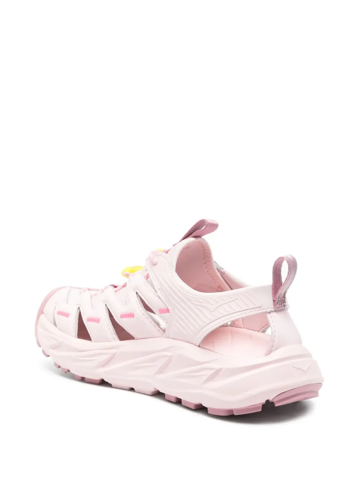 HOKA Hopara レースアップ テクスチャードサンダル ローズピンク - 画像3