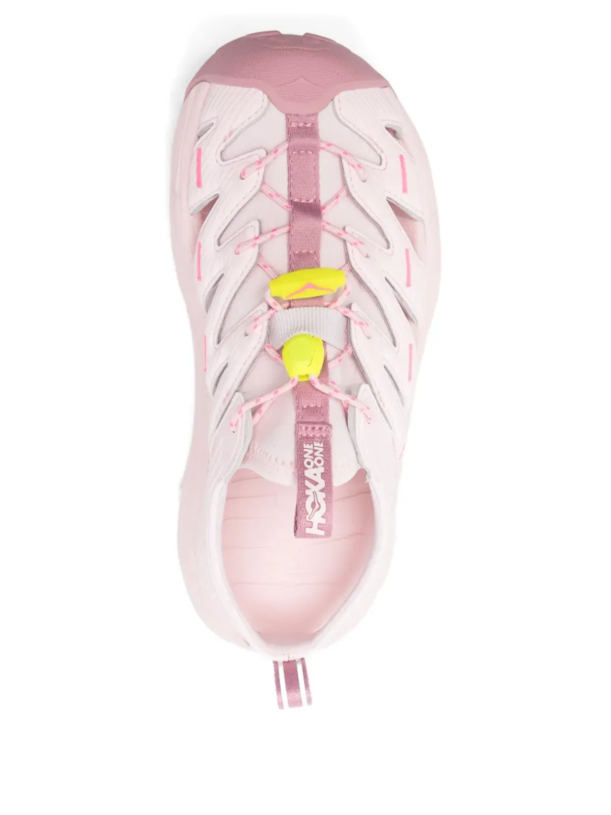 HOKA Hopara レースアップ テクスチャードサンダル ローズピンク - 画像4
