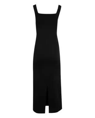 KHAITE Dixi square-neck midi dress - Black - サムネイル2