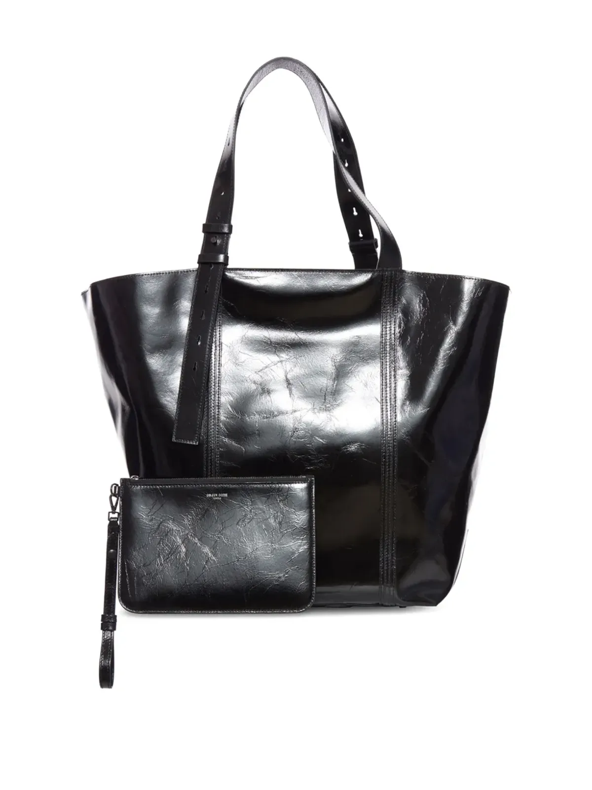 Golden Goose ベルトディテール トートバッグ - 画像3