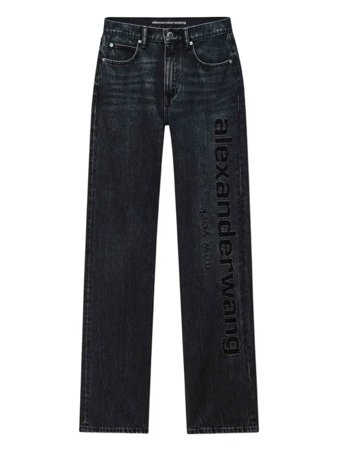 Alexander Wang Alexander Wang ロゴディテールジーンズの商品画像