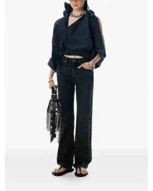 Alexander Wang ロゴディテールジーンズ - サムネイル2