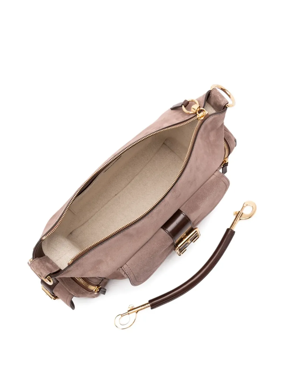 Chloé カメラ型スエードショルダーバッグ - 画像3