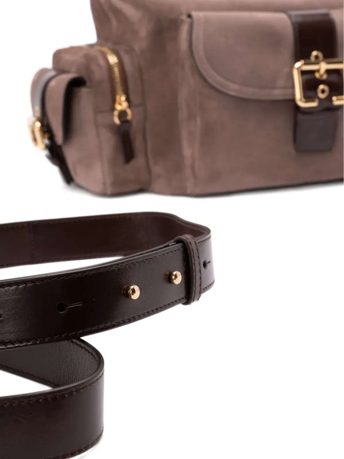 Chloé カメラ型スエードショルダーバッグ - 画像4