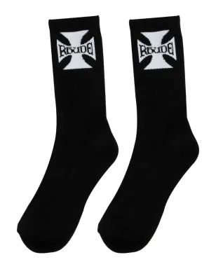 RHUDE ロゴリブソックス - サムネイル1
