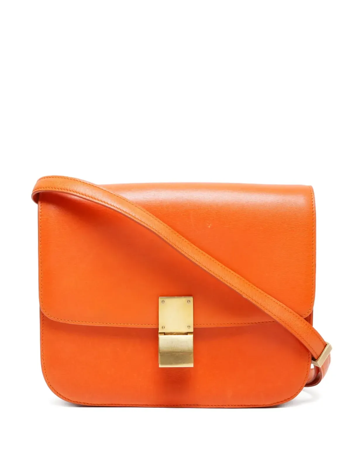 Celine ビンテージ 1980-1990s レザー クロスボディバッグ - オレンジ - 画像1