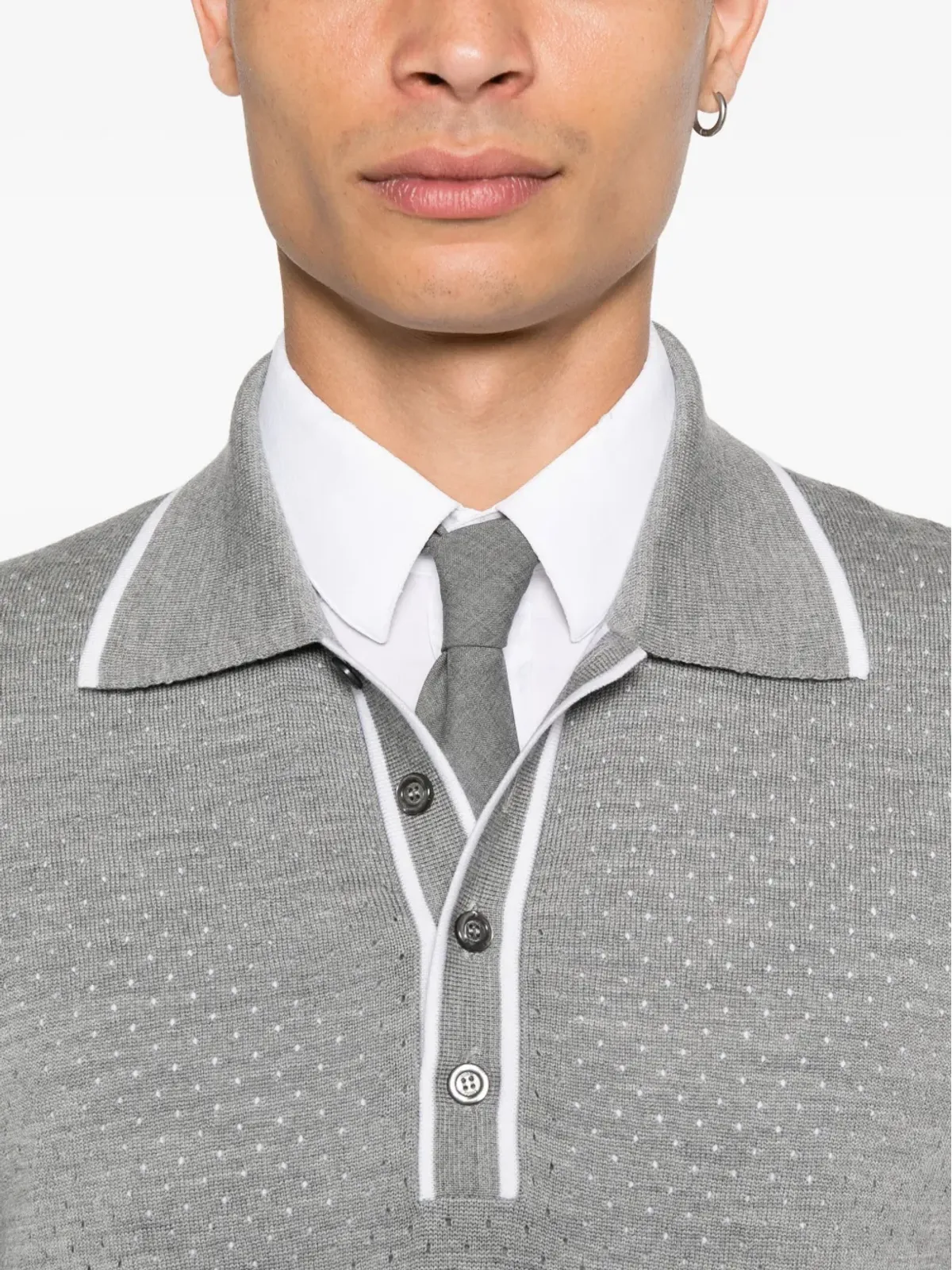 Gucci パーフォレーテッドポロシャツ - 画像5