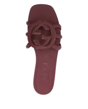 Gucci GGロゴフラットサンダル - サムネイル4