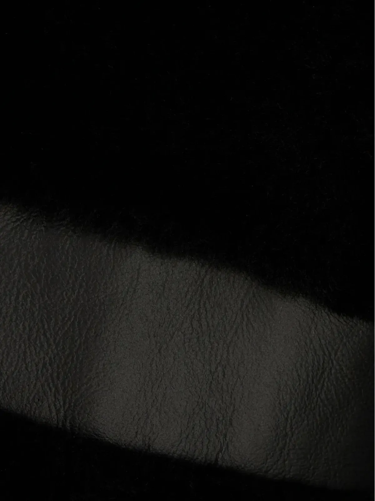 Blancha レザーシアーリングジャケット - 画像3