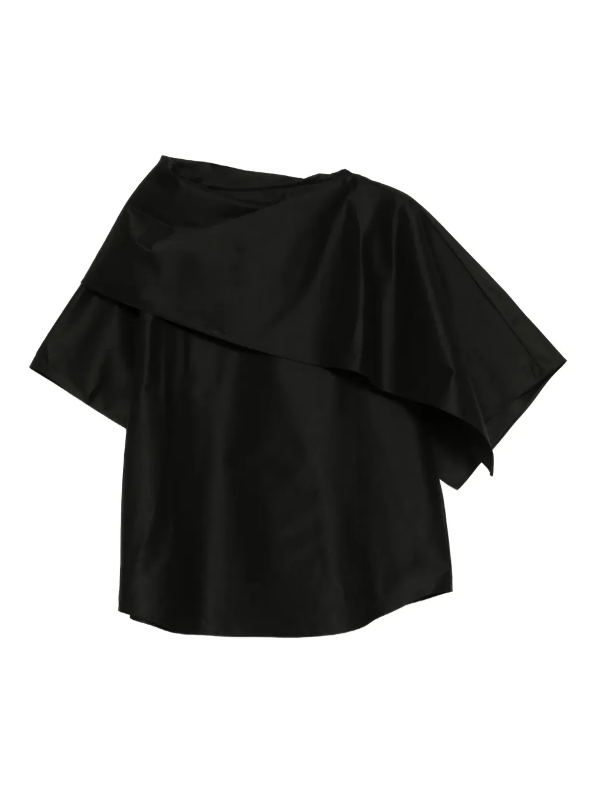 JNBY scarf-collar short-sleeves top - 画像2
