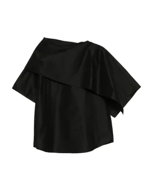 JNBY scarf-collar short-sleeves top - サムネイル2