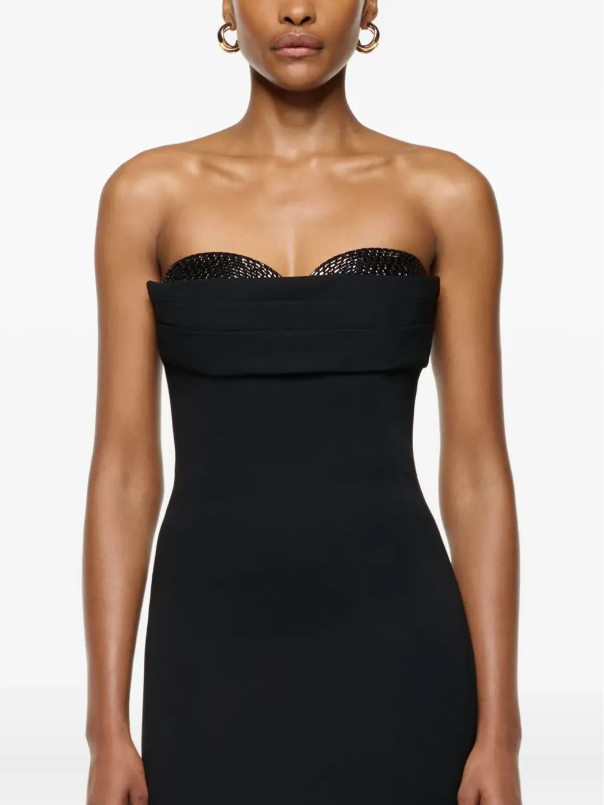 Roland Mouret エンベリッシュド・ストラップレス・ドレス - 画像3