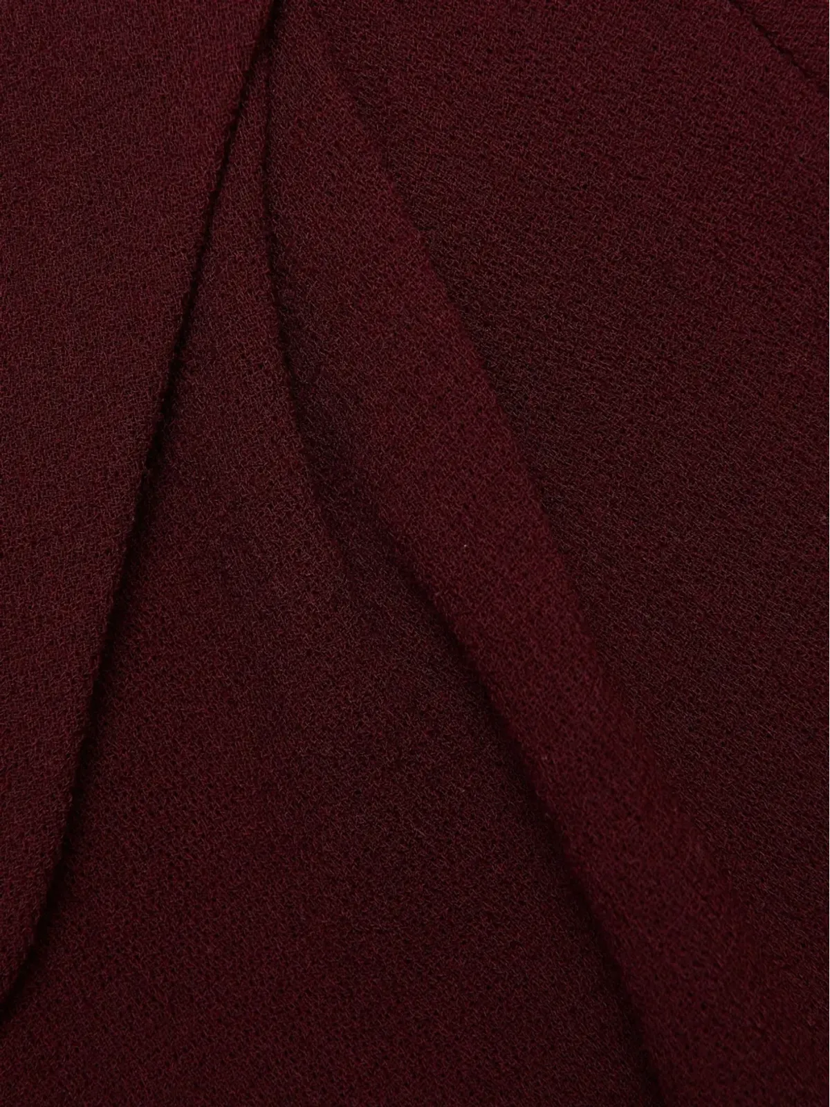 Roland Mouret アシンメトリックツイスト ベルト付き ウール ミニドレス レッド - 画像5