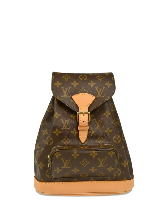 Louis Vuitton Pre-Owned Louis Vuitton Pre-Owned 2002 Montsouris MM バックパック（ブラウン）の商品画像
