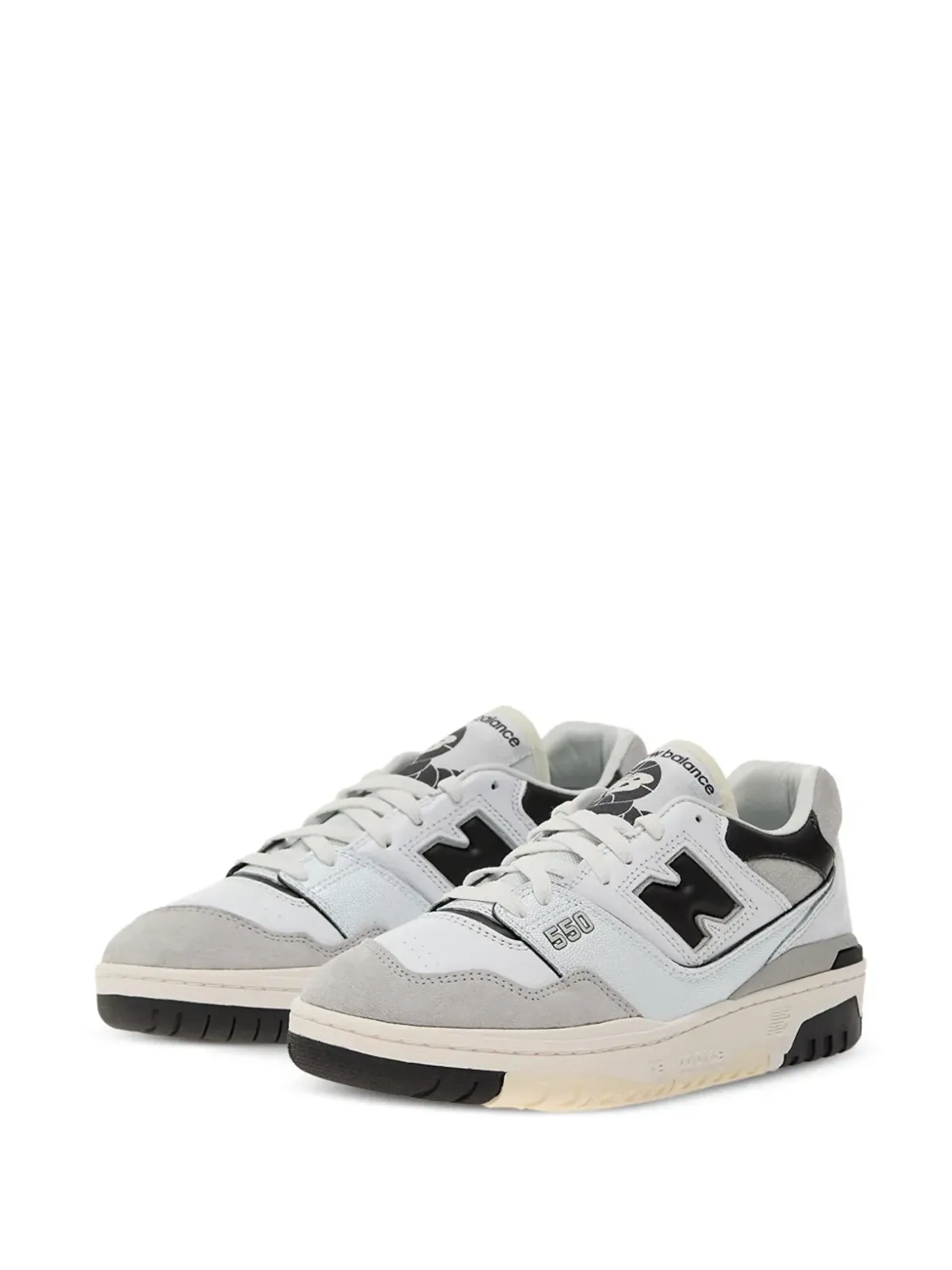 New Balance 550 レザー スニーカー - ホワイト - 画像5