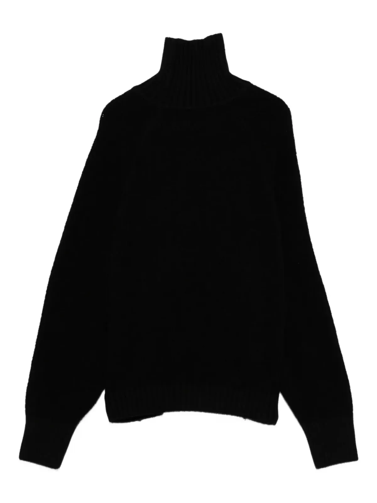 Balmain Kids ボタンディテール ハイネック セーター ブラック - 画像2