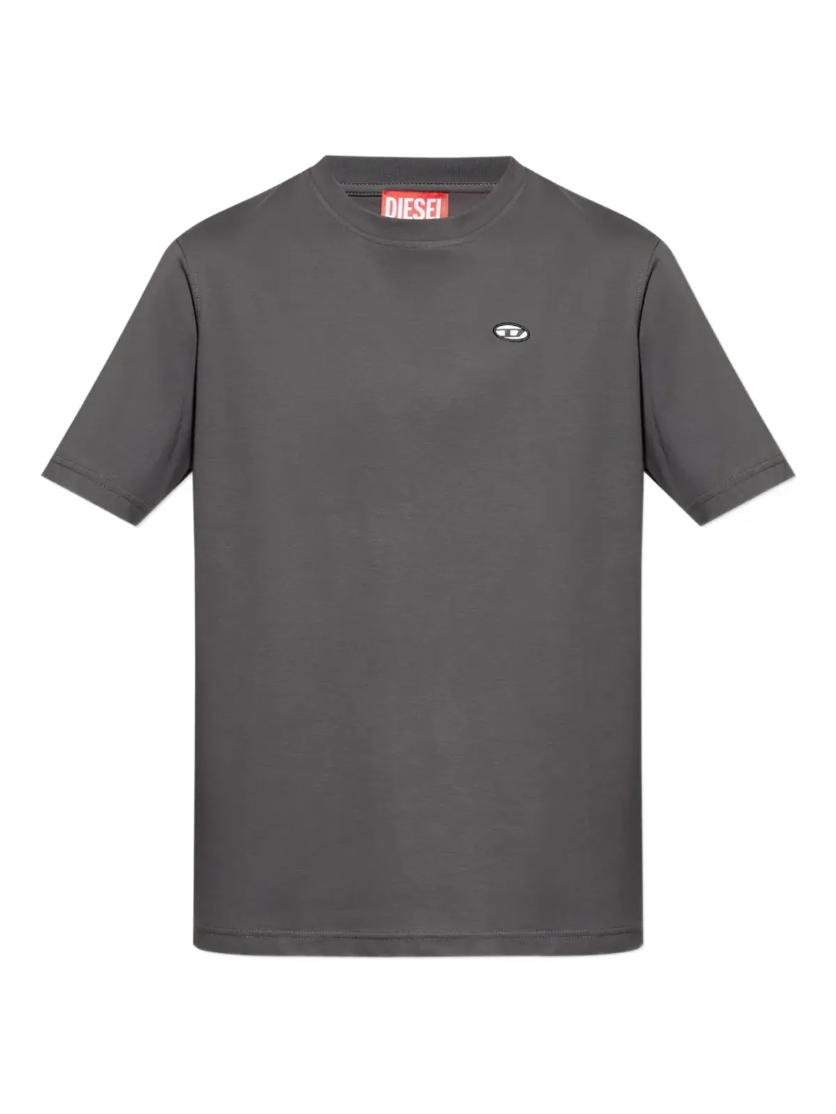 Diesel T-Just-Doval ロゴ刺繍Tシャツ - グレー - 画像1