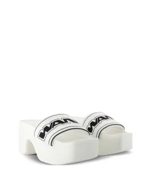 Alexander Wang ロゴ・プラットフォーム・サンダル - サムネイル2
