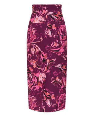 Versace Jeans Couture 花柄プリント ミディスカート - サムネイル1