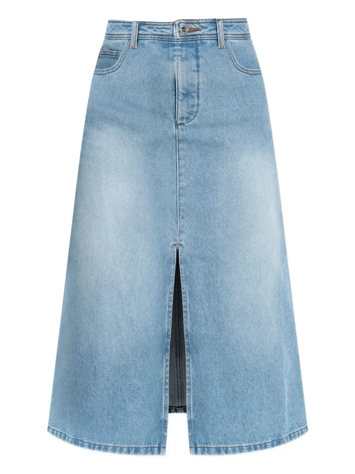 A.P.C. 前スリットデニムスカート - 画像1
