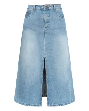 A.P.C. 前スリットデニムスカート - サムネイル1