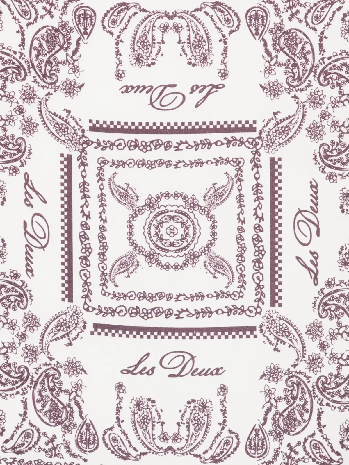 Les Deux ペイズリーボーダー・ディテール スカーフ - 画像2