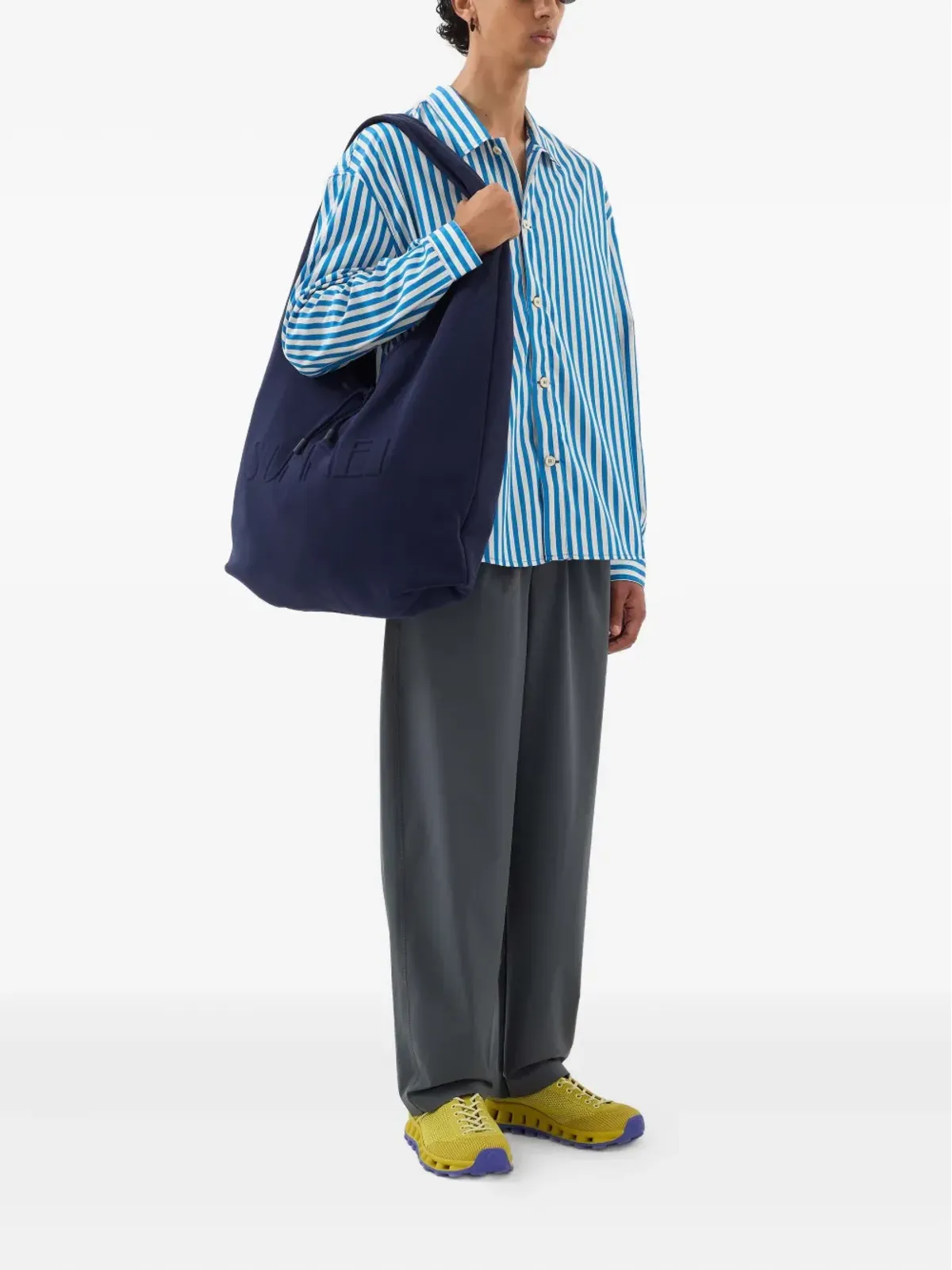 Sunnei エラスティックウエストバンドパンツ - グレー - 画像2