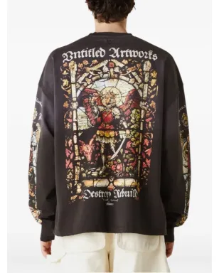 UNTITLED ARTWORKS グラフィックプリント長袖Tシャツ - サムネイル3