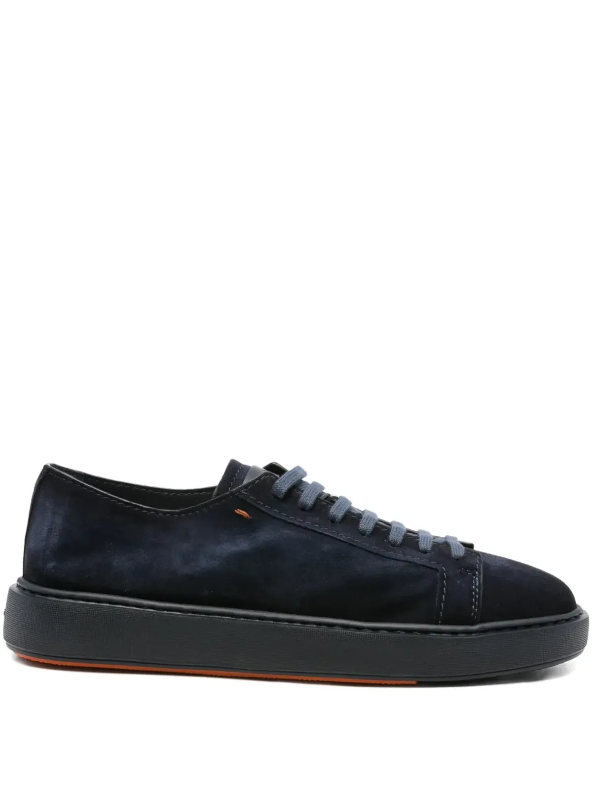 Santoni スエード レースアップ スニーカー - 画像1