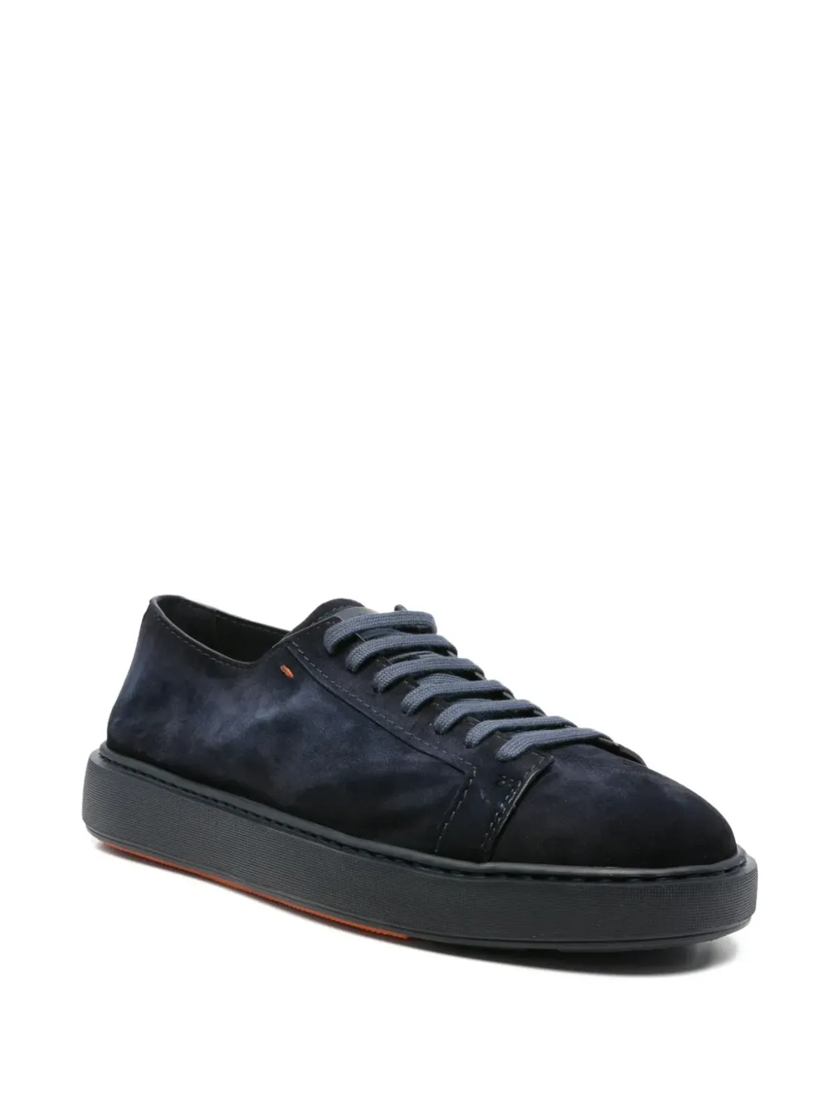 Santoni スエード レースアップ スニーカー - 画像2