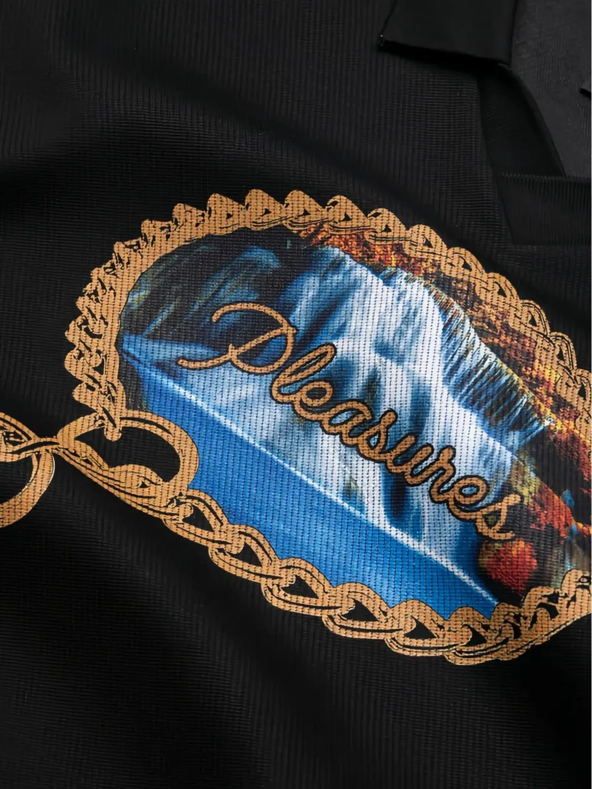 Pleasures ロゴプリント Tシャツ - 画像3